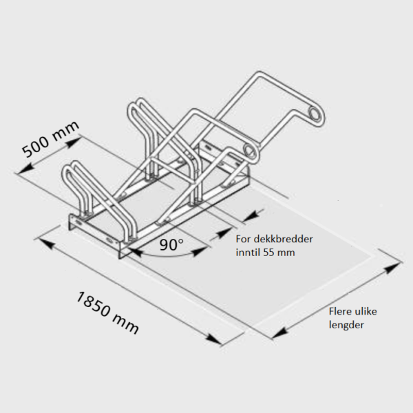 S207 (CC500mm) rekkestativ - Bilde 11