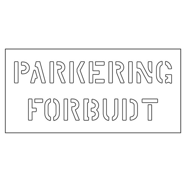 Parkering forbudt